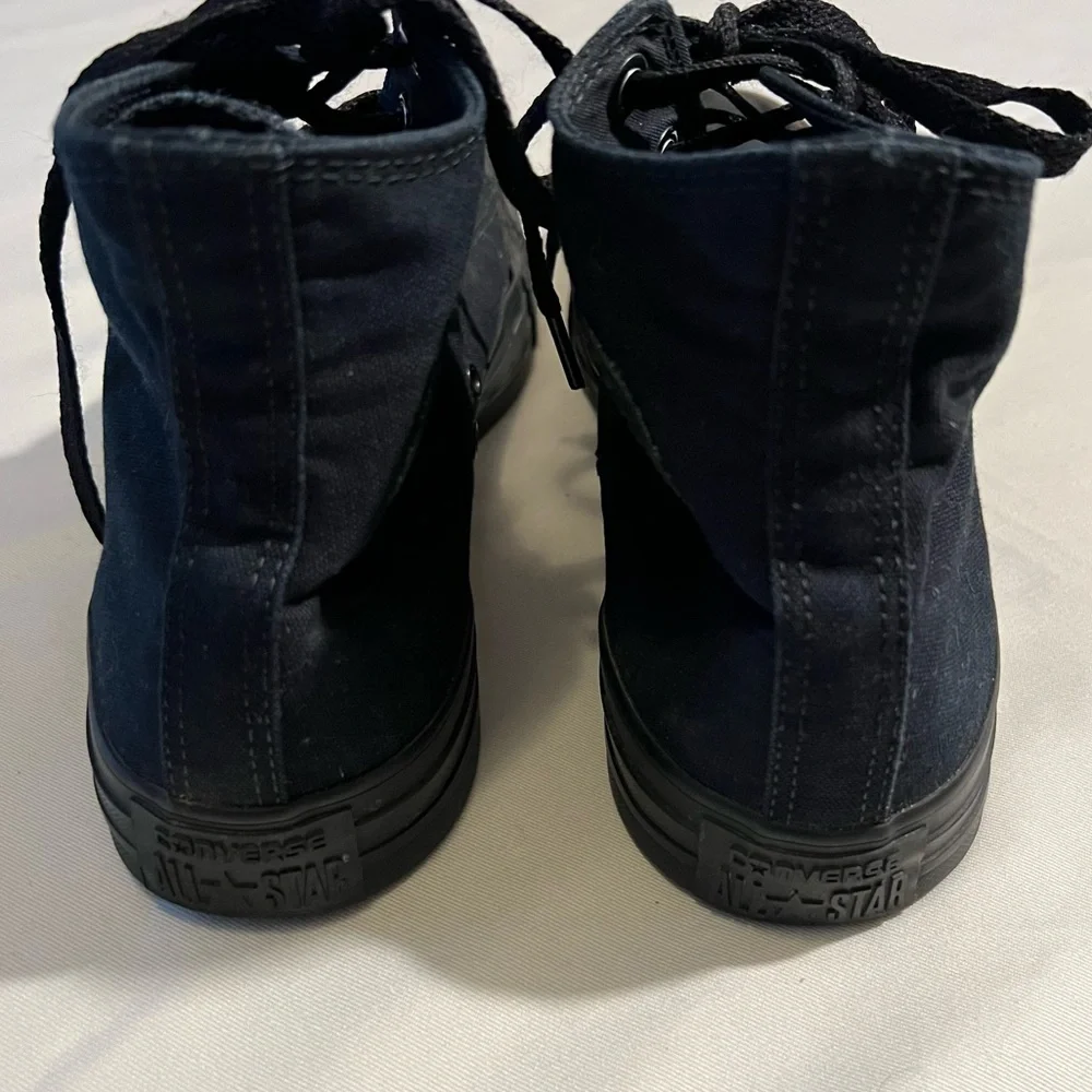 Black Converse High Top Sneakers - Picture 10 of 14